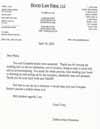 Click here to see a slightly larger copy of letter